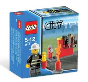 レゴ LEGO ☆ シティ City シリーズ ☆ 5613 消防士さん Firefighter ☆ 新品・未開封 ☆ 2008年製品・現絶版