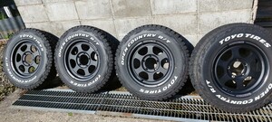 RAYS(レイズ)VOLKRACING(ボルクレーシング)TE37 XT FOR J(16×5.5J +20)5-139.7・OPEN COUNTRY RT(185/85R16)2023年51〜52週製造 4本セット