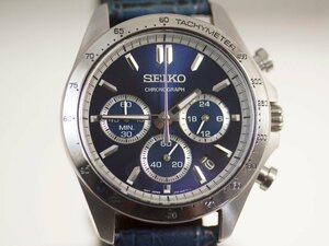 【SEIKO】セイコー スピリット クロノグラフ 8T63-00D0 クォーツ メンズ 腕時計【中古品】