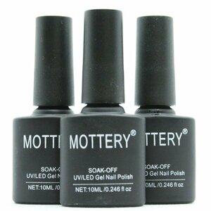 【送料無料】MOTTERY トップコート ノンワイプタイプ 10ml 3本セット