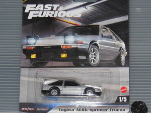 ☆ ホットウィール ☆ FAST & FURIOUS Toyota AE86 Sprinter Trueno ☆ 新品・未開封 ☆ 