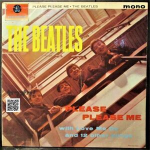 レア盤-YELLOW-マトリクス_1N/1N-UK盤-モノラル★The Beatles - Please Please Me[LP, 