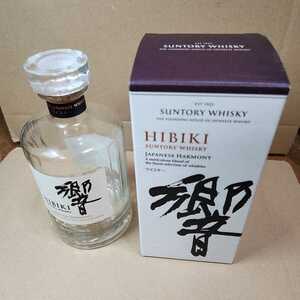 箱付空瓶　サントリー　SUNTORY　響　HIBIKI　ジャパニーズハーモニー　JAPANESE HARMONY　ウイスキー WHISKY 700ml　空瓶　箱付き