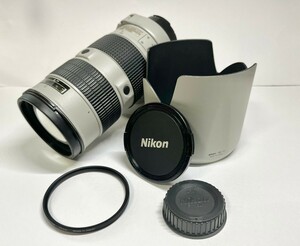 【極上美品】Nikon NIKKOR AF-S 80-200mm F2.8 D EDライトグレー