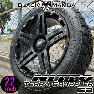 22インチ シルバラード サバーバン タホ タコマ ワゴニア タイヤホイールセット ニットー テラグラップラー G2 285/45R22