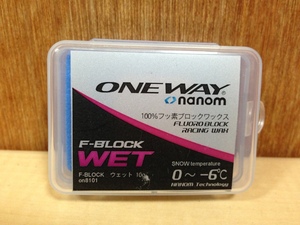 ONEWAY ワンウェイ Ｆ-ＢＬＯＣＫ ウェット 10ｇ ワックス スキー on8101