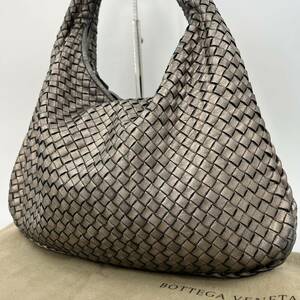 希少色/人気 ●ボッテガヴェネタ BOTTEGA VENETA ハンドバッグ ホーボー ショルダー イントレチャート 編み込み レザー レディース メンズ