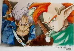 ドラゴンボールファンアート手描きイラスト