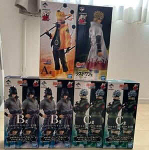 一番くじ NARUTO 紡がれる火の意志 フィギュアフルコンプ　a賞　b賞　c賞　ラストワン　ナルト　カカシ　サスケ　ミナト