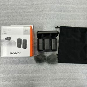 SONY ソニー　ワイヤレスマイク　マイクロホン　ECM-W3