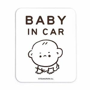 TSUMUPAPA (つむぱぱ) カーマグネット BABY IN CAR