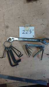 (225)工具3点セット・3/8 9-14MM ALMIGHTY-WRENCH13/16 15-22MM ・MIT ７点 1,5-2-2,5-3-4-5-6 ・六角セット 【送料185円】