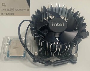 【動作品】中古 Intel CPU Core i5-12400 付属品無し + 未使用 Laminar RH1 (i9シリーズ用クーラー) LGA1700