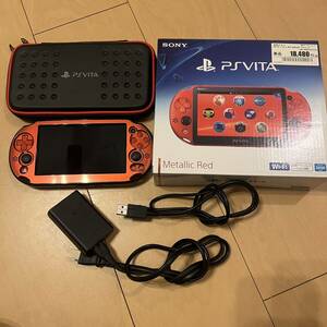 PlayStation Vita Wi-Fiモデル メタリック・レッド PCH-2000 ZA26 SONY PSVITA 