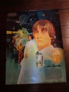 アメリカ1977年公開当時のスターウォーズ ヴィンテージポスター ①SW エピソード4/新たなる希望 Star Wars ルーク・スカイウォーカー R2-D2