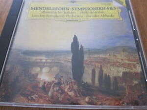 メンデルスゾーン交響曲第4番、第5番宗教改革、アバド、ロンドン響