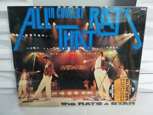 ■3点以上で送料無料!! VHD EPIC/SONY 78-7M-3 ALL THAT RATS/the RATS&STAR IN CONCERT/ラッツ＆スター ビデオディスク m0o4839