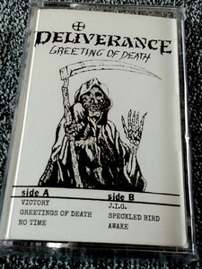【Thrash Metal】DELIVERANCE - カセットテープ Greeting Of Death（