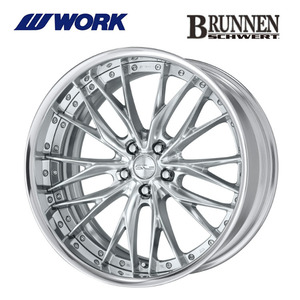 送料無料 ワーク SCHWERT BRUNNEN FULL REVERSE DEEP RIM Odisk 8.5J-21 +48～26 5H-114.3 【4本セット 新品】