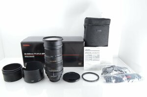 #B032 ★超美品！★SIGMA APO 50-500mm F4.5-6.3 DG OS HSM for PENTAX K-mount シグマ ペンタックス アポ