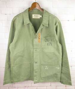 MAJ19732 POLO RALPH LAUREN ポロラルフローレン Denim&Supply P-47 カバーオール L 未使用 オリーブ系