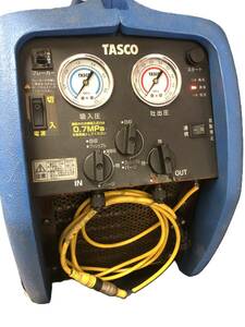 タスコ　フルオロカーボン回収装置　TA110X 中古品　ジャンク扱い