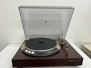 DENON デノン DP-55M ターンテーブル クォーツロック ダイレクトレコードプレーヤー audio-technica AT-MS11 ATN-120Ea セット音響機材 