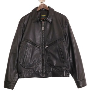 Schott × Supreme /21SS Leather Work Jacket ショット シュプリーム レザー ワークジャケット 牛革 革ジャン J26S1B 表記サイズM