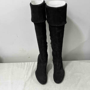 POOL SIDE Black Long Boots Size:24cm ロングブーツ ブラック ヒール 店舗受取可