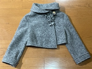 超美品●I PINCO PALLINO イピンコパリーノ ショートコート イタリア高級子供服 マ・メール●7歳 8歳 120 130