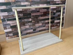 IH43】竹台子　茶道　和室　天板75×39センチ