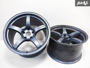 【売り切り】RAYS グラムライツ GL-57CR ホイール 18インチ 10.5J +12 PCD114.3 5穴 2本 スカイライン GT-R シルビア ● ★ 棚1J12