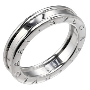 ブルガリ BVLGARI ビーゼロワン 15.5号 リング 指輪 K18 WG ホワイトゴールド 約6.53g【I112223106】中古