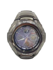 CASIO◆カシオ/ソーラー腕時計・G-SHOCK/デジアナ/チタン/GRY/MRG-2100DJ-1AJF