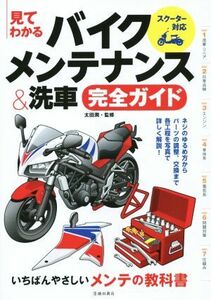 見てわかるバイクメンテナンス＆洗車完全ガイド　スクーター対応 ネジのゆるめ方からパーツの調整、交換まで各工程を写真で詳しく解説！／