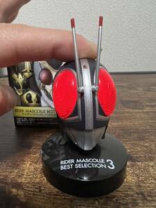 ライダーマスクコレクションベストセレクション3　仮面ライダーブラックRX 発光台座
