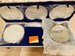 AZUMA アズマ シルバープレート　銘々皿　フォーク　ヴィンテージ　銀食器
