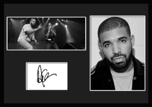 10種類!Drake/ドレイク/ヒップホップ/hiphop/r&b/サインプリント&証明書付きフレーム/BW/モノクロ/ディスプレイ (1-3W)
