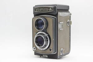 【訳あり品】 ヤシカ Yashica-A Yashikor 80mm F3.5 二眼カメラ C9644