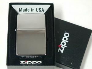 Zippo ハイポリッシュ・銀ミラー・プレーン（無地）#250定番