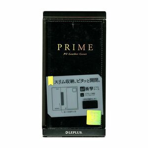 iPhone 12 Pro Max 薄型PUレザーフラップケース LP-IL20PRIBK PRIME ブラック smasale-62C