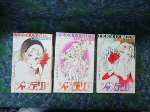 わたなべまさこ　シャンデリア　全3巻　初版　ティーン・コミックス・デラックス　 若木書房　　