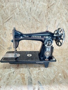 JANOME ジャノメ 昭和レトロ アンティークミシン SEWING MACHINE ヴィンテージ 足踏みミシン ブラック 裁縫道具 手工芸 ジャンク品