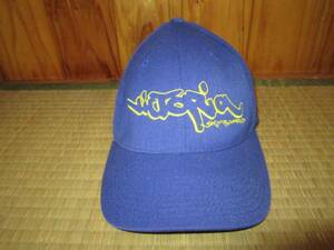 超レア！ VICTORIA SKIM BOARDS ヴィクトリア スキムボード デカロゴ刺繍 キャップ 青 S-M 帽子