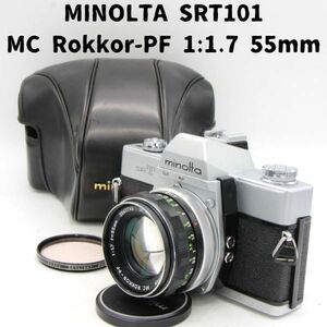 Minolta SRT101 + MC Rokkor-PF 1:1.7 55mm