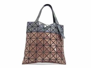 ■美品■ BAO BAO ISSEY MIYAKE バオバオイッセイミヤケ ルーセント PVC ハンドバッグ トートバッグ ゴールド系×パープル系 AZ0574