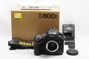 【適格請求書発行】美品 Nikon ニコン D800E ボディ デジタル一眼レフカメラ 元箱付【アルプスカメラ】240420a