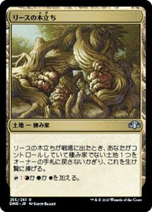 MTG ■土地/日本語版■ 《リースの木立ち/Rith