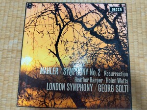 英DECCA SET325-6 ショルテ・ロンドン響/マーラー交響曲2番「復活」2LPBOX ED2優秀録音盤