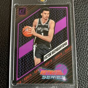 【レア】Victor Wembanyama RC 2023-24 Panini Donruss Retro Series Pink Press Proof SPビクター・ウェンバンヤマ ルーキー NBA